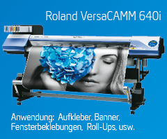 Druckerei Banner Aufkleber Roland